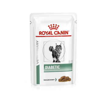 Royal Canin Diabetic Влажный корм для кошек при сахарном диабете кусочки в соусе 85г  1 шт.