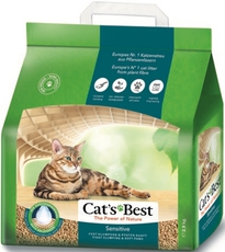 Наполнитель для кошачьего туалета Cat's Best Наполнитель для кошачьего туалета Cat's BestКэтс Бэст Sensitive Наполнитель древесный комкующийся 8л*2,9кг