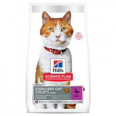 Сухой корм для молодых кастрированных котов и кошек Hill`s Young Adult Neutered Cat с уткой