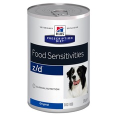 Влажный диетический корм для собак при лечении острых пищевых аллергий Hills z/d 370 г