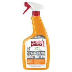 Уничтожитель Окси-формула от пятен и запахов, спрей Dog Oxy Formula Spray Nature’s Miracle 709 мл