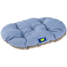 Подушка мягкая RELAX для собак и кошек, цветная коллекция Голубой с серым