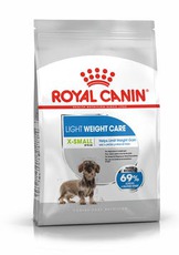 Cухой корм для взрослых и стареющих собак миниатюрных размеров Royal Canin X-Small Light Weight Care, Роял Канин Икс смол лайт вейт кэа 