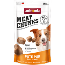 Лакомства для собак маленьких пород Animonda Meat Chunks - Pure Turkey из индейки 80гр