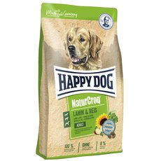 Сухой корм для взрослых собак с чувствительным пищеварением Happy Dog Natur Croq Lamb and Rice, с ягненком и рисом