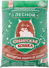 Наполнитель Сибирская кошка Лесной  древесный