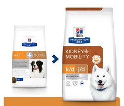 Сухой диетический корм для собак Hill's Prescription Diet k/d Mobility  Joint Care для поддержания здоровья почек и суставов  12 кг