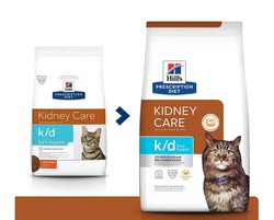 Сухой диетический корм для кошек лечение заболеваний почек Hill's Prescription Diet k/d Kidney Care с тунцом