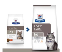 Сухой диетический корм для кошек при лечении заболеваний печени Hill's Prescription Diet l/d Liver Care