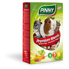 Полнорационый корм PINNY Premium Menu для морских свинок, шиншил, дегу с морковью, изюмом и свеклой 800гр