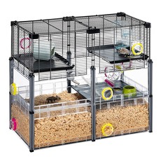 Многоэтажная клетка MULTIPLA HAMSTER CRYSTAL для хомяков и мышей с аксессуарами